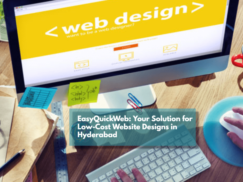 low-cost website design Hyderabad