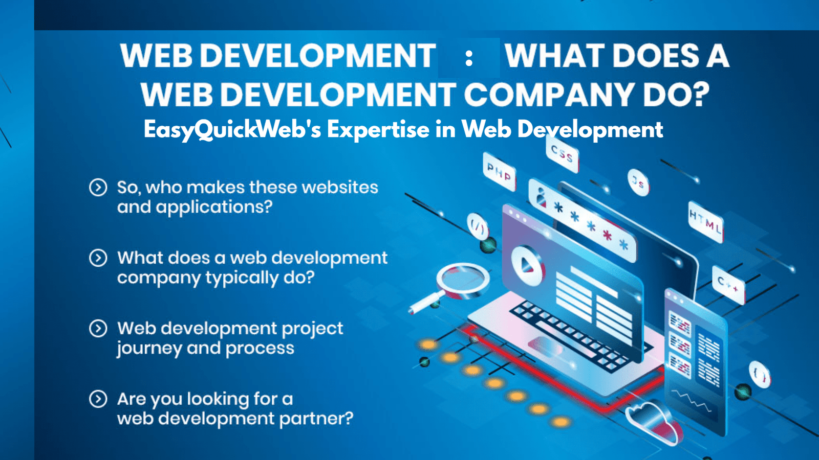 Why Choose Web Development : How EasyQuickWeb is Best